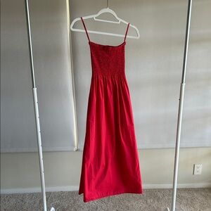 Faithfull the Brand Red Maxi Dress